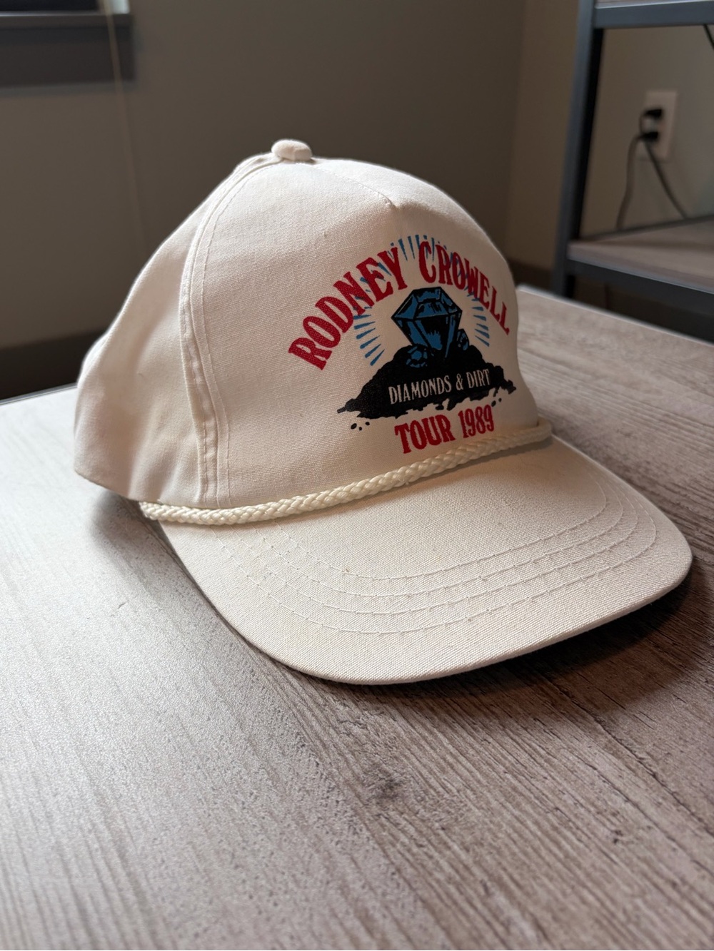 Vintage Rodney Crowell trucker hat